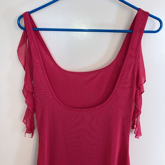 Womens Sexy, Pink Body-con Mini Dress. Size M - Picture 6 of 10